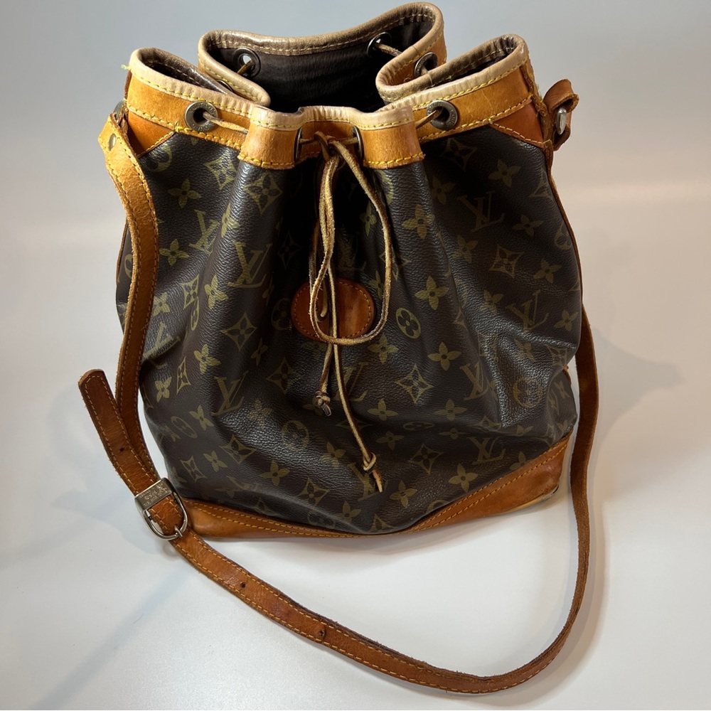 VTG Louis Vuitton Brown Monogram Bucket Bag - Picture 3 of 15